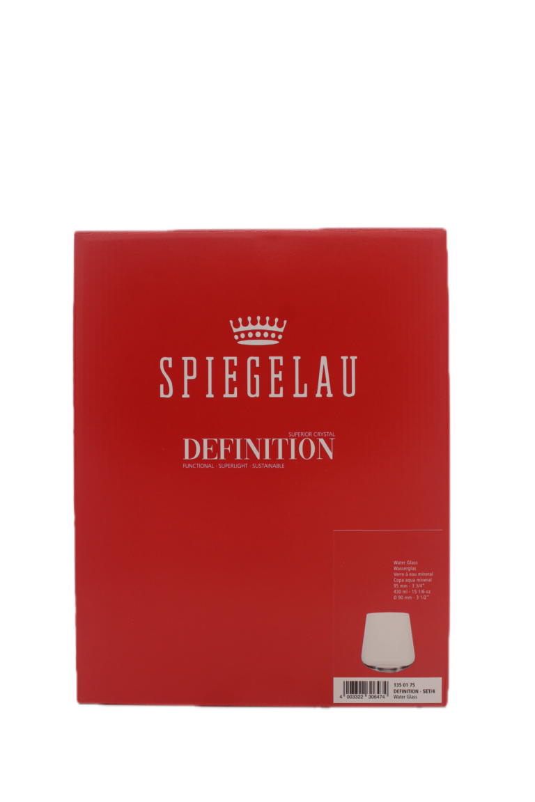 Spiegelau Definition Water Glass | 4 glazen