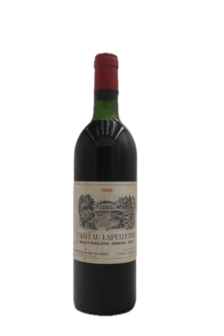 Château Lapelletrie - Saint Emilion Grand Cru 1988
