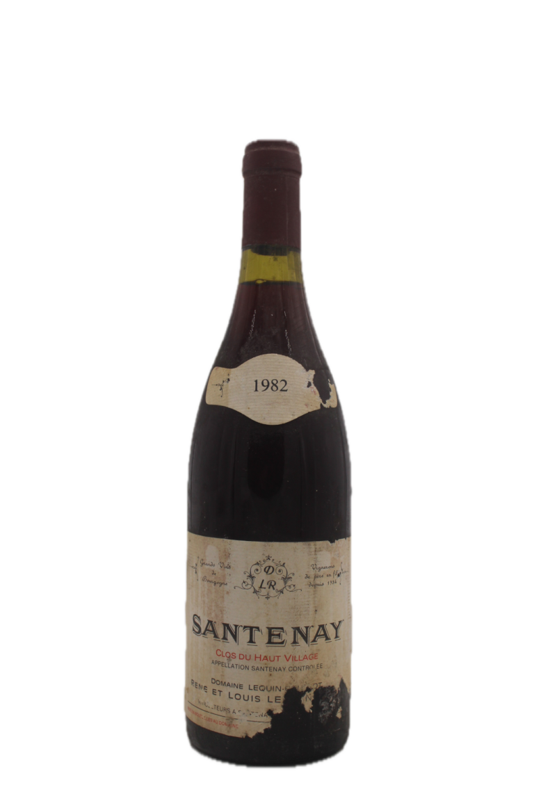 Domaine Lequin - Santenay "Clos du Haut Village" 1982 (Damaged Label)