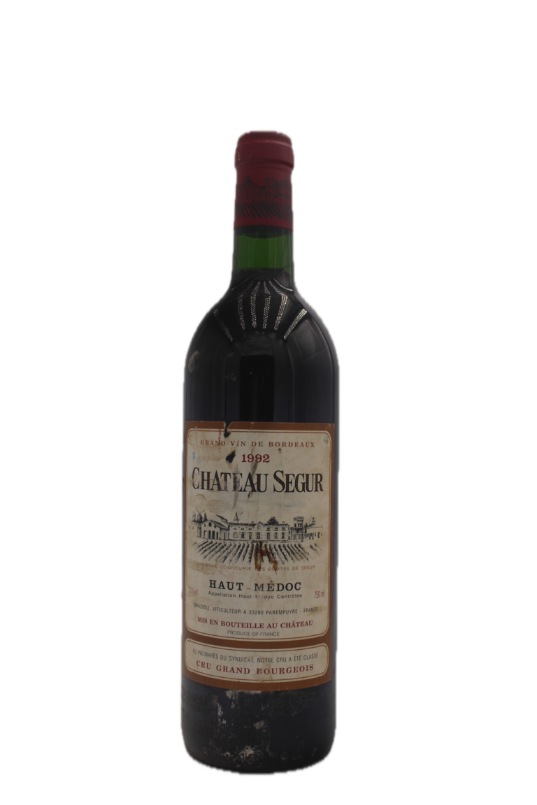 Château Segur - Haut-Medoc Cru Grand Bourgeois 1992