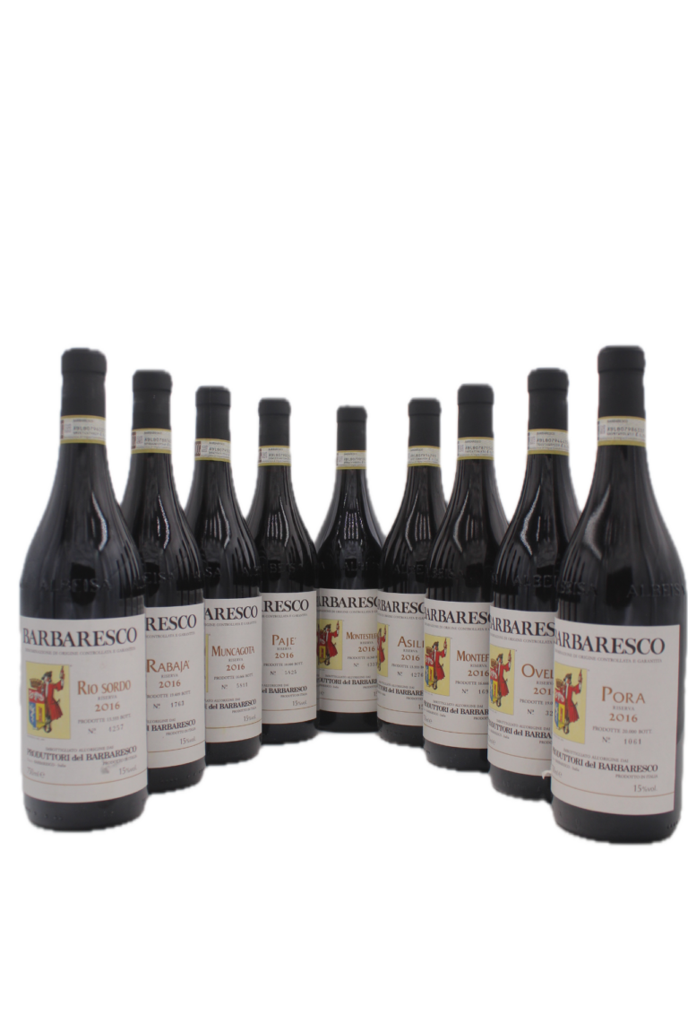 Produttori del Barbaresco - Barbaresco Cru Collection 2016 (9x 0,75CL)