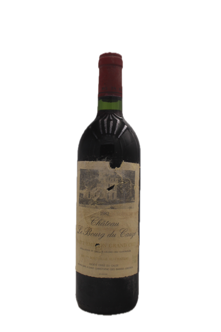 Château Le Bourg du Cauze - Saint Emilion Grand Cru 1982 (Damaged Label)