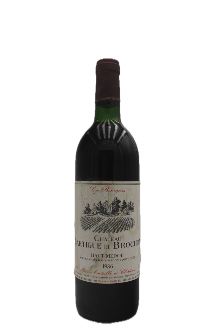 Chateau Lartigue de Brochon - Haut-Médoc 1986