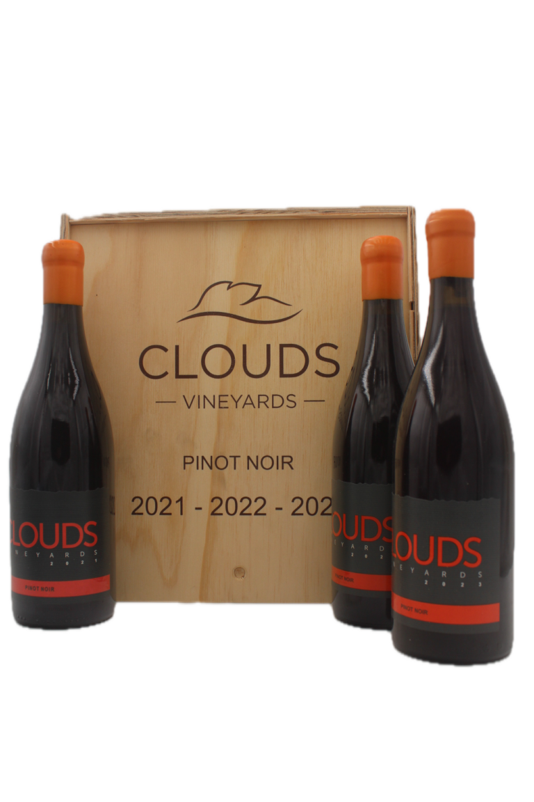 Clouds Estate - Verticale Selectie Pinot Noir 2021 2022 2023