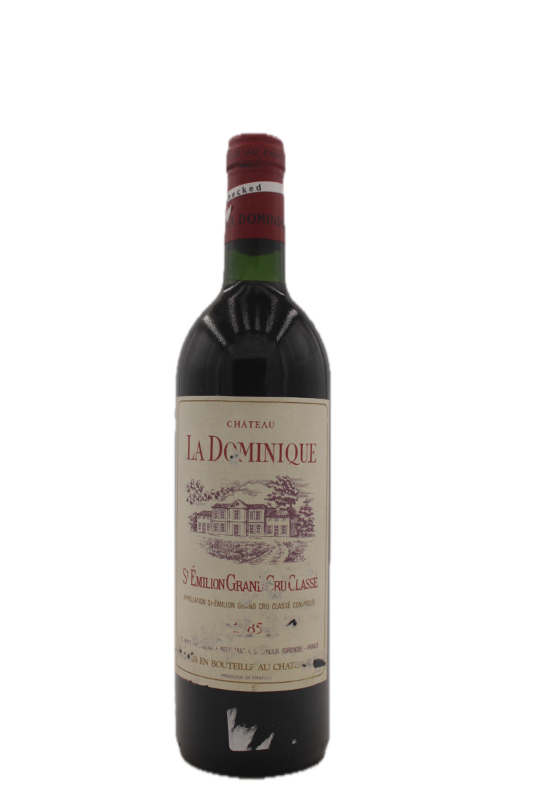 Château La Dominique - Saint Emilion Grand Cru Classe 1985 (Slightly Damaged Label)