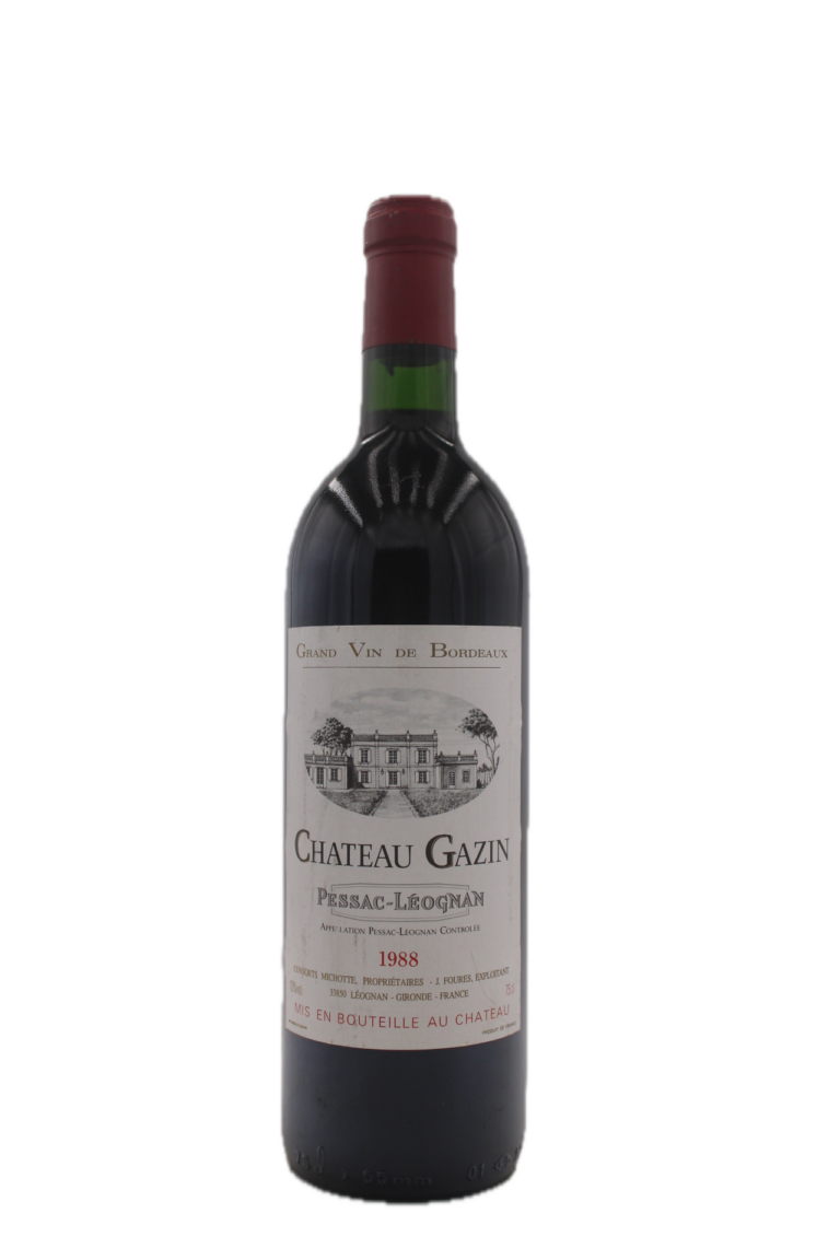 Château Gazin - Pessac-Léognan 1988