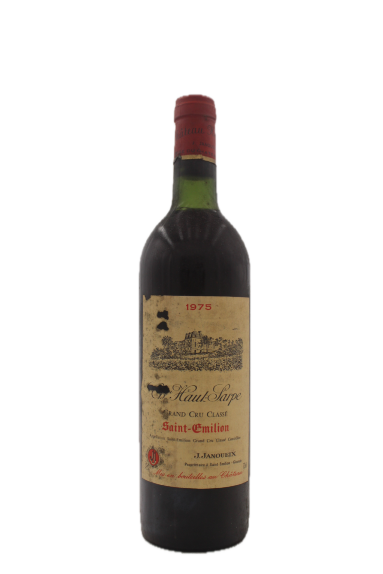 Château Haut Sarpe - Saint Emilion Grand Cru Classé 1975 (Slightly Damaged Label)