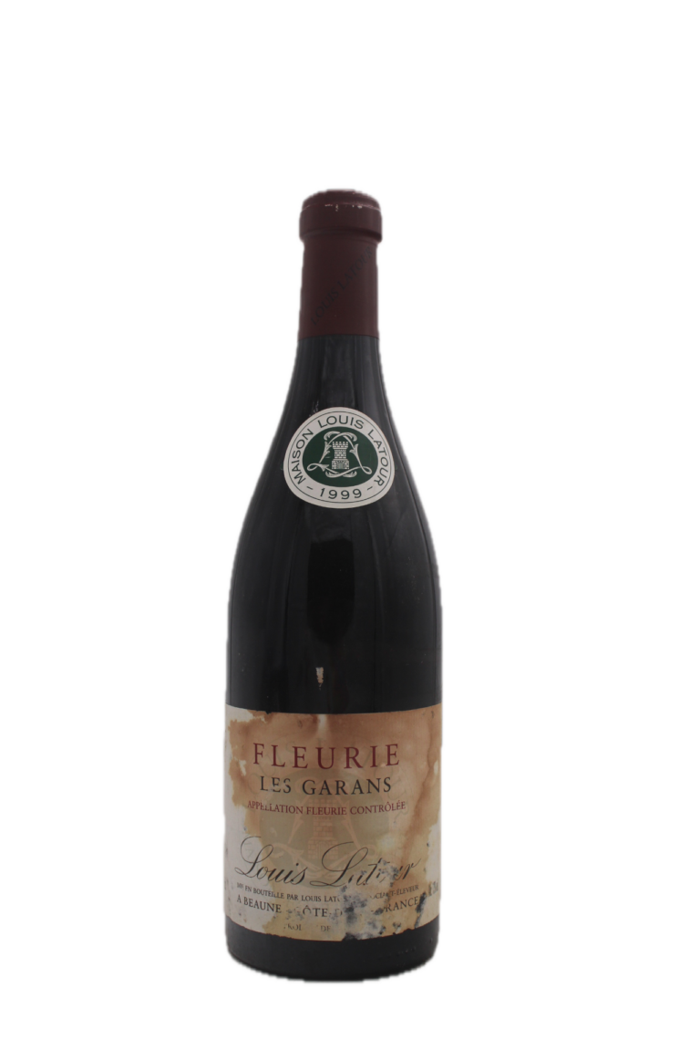 Louis Latour - Fleurie "Les Garans" 1999 (Stained Label)
