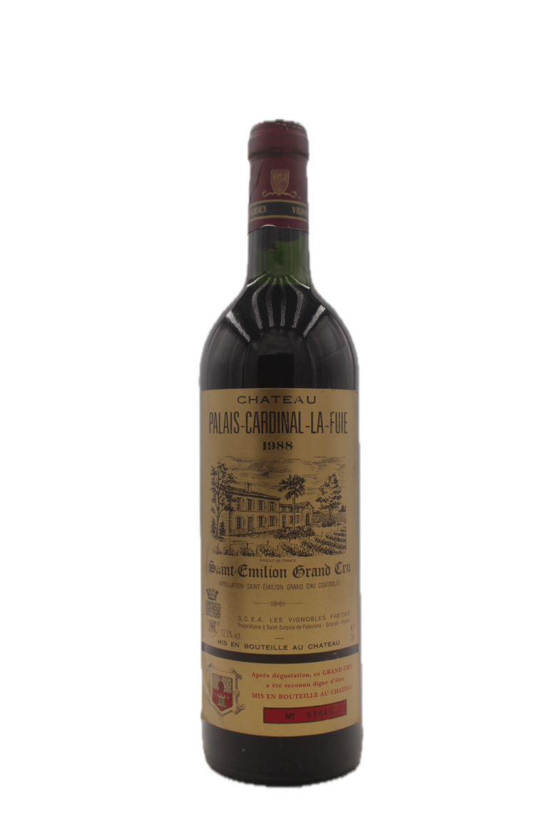 Château Palais-Cardinal-La-Fuie - Saint-Emilion Grand Cru 1988
