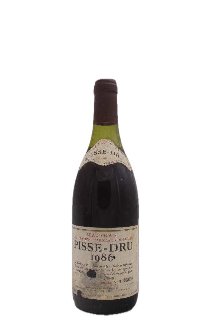 Pisse-Dru - Beaujolais 1986 (Damaged Label)