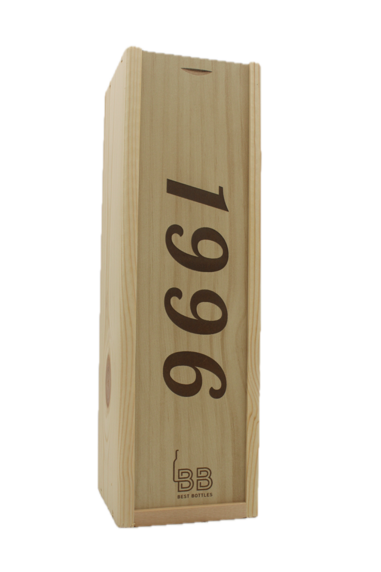 Wijnkist 1 Fles opdruk 1996