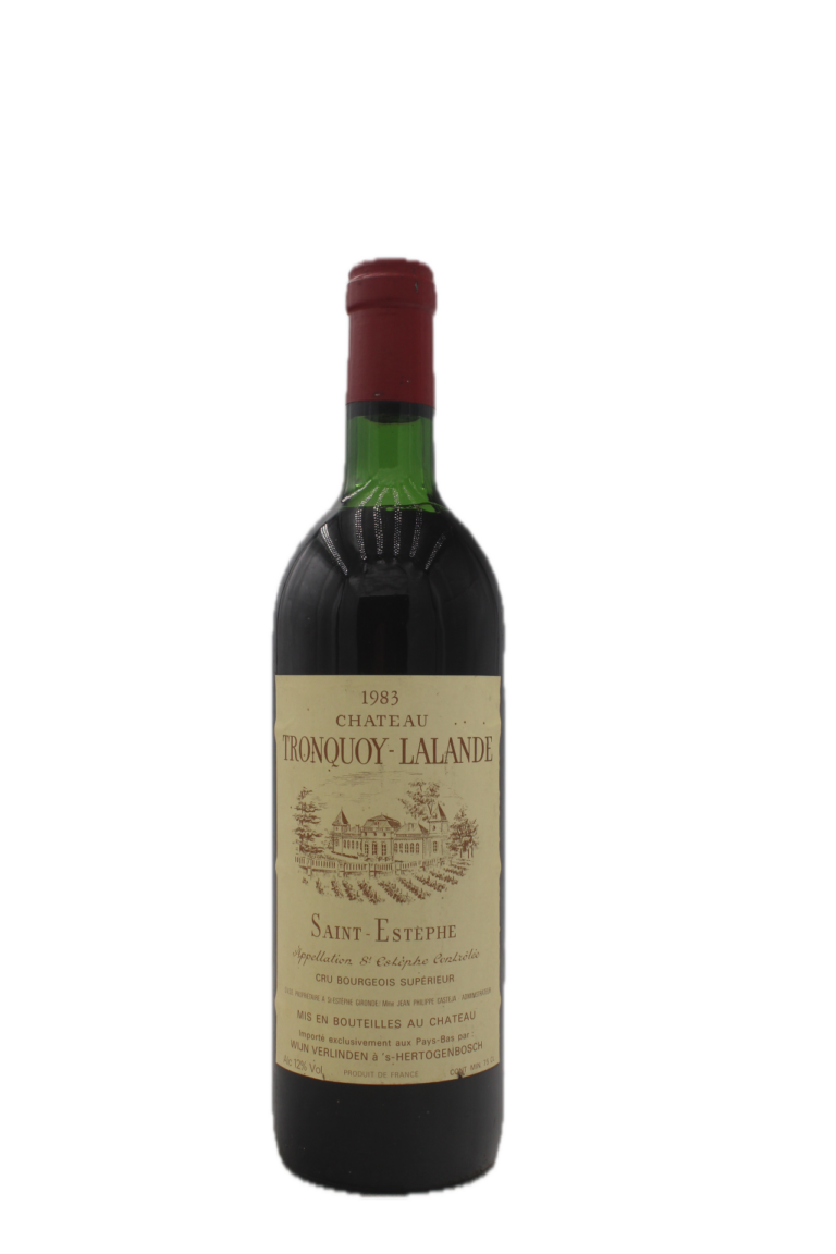 Château Tronquoy-Lalande - Saint-Estephe 1983