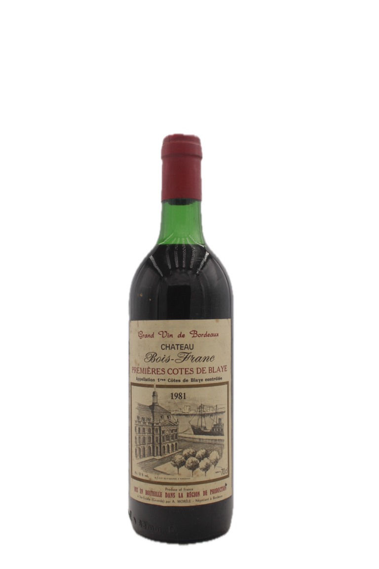 Château Bois-Franc - 1er Cotes de Blaye 1981